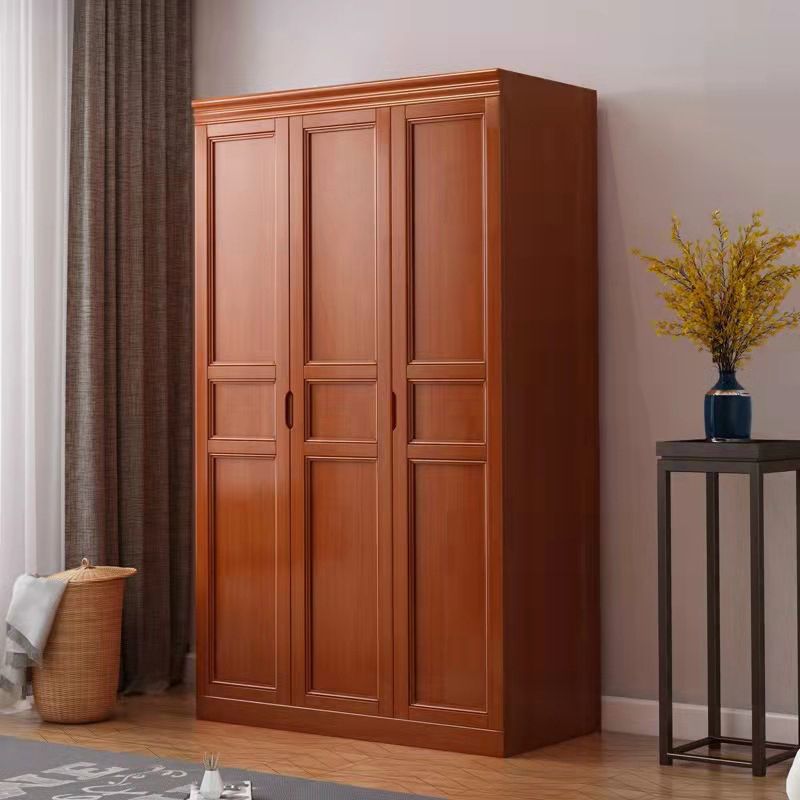 Matte Finish Cabinet for Bedroom Traditional Rubberwood Storage Cabinet Clearhalo 'Armoires & Wardrobes' 'armoires_wardrobes' 'Bedroom Furniture' 'furn' 'furn_armoires_wardrobes' 'Furniture' 1200x1200_4bf110ee-ffb2-488a-b208-d5184239a16c