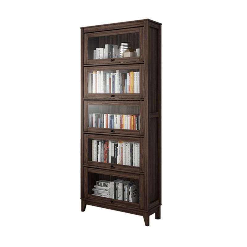 Engineered Wood Standard Bookcase Contemporary Bookcase With Doors Clearhalo 'Bookcases' 'furn' 'furn_bookcases' 'Furniture' 'furniture_bookcases' 'kitchen' 'kitchen_bookcases' 'Living Room Furniture' 'Office Furniture' 1200x1200_4bf270a2-3829-4f86-84c8-86d7a2cce9cf