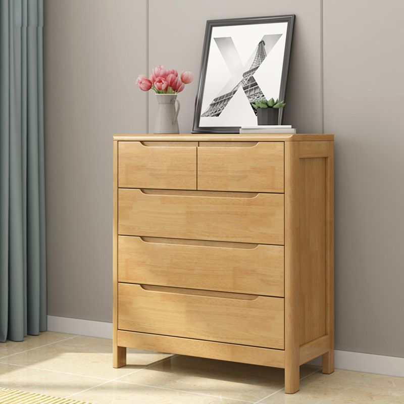 Modern Style Sideboard Buffet with Rubberwood Solid Wood Drawers and Storage Sideboard Clearhalo 'buffet_sideboard' 'Buffets & Sideboards' 'Furniture' 'furniture_buffet_sideboard' 'Kitchen & Dining Furniture' 1200x1200_4bf67a0b-4233-491b-8aa2-2239ea1173df