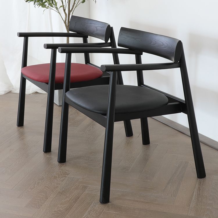 Chaises de restauration à ossature en bois massif ouvert de style moderne pour usage domestique