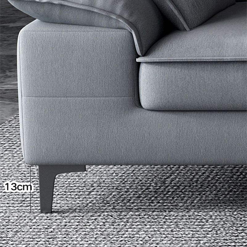 Section moderne de 4 places 138,58 "de large en tissu de large sectionnelle