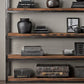 Wooden Etagere Bookcase Industrial Open Back Bookshelf with Shelves Clearhalo 'Bookcases' 'furn' 'furn_bookcases' 'Furniture' 'Office Furniture' 1200x1200_4bf9ff71-4249-4d0c-88f9-95aab0c576eb