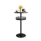 1/2/3 Pieces Industrial Iron Bar Table Set Round Bistro Set with Faux Marble Top Clearhalo 'Bar Furniture' 'furn' 'furn_home_bar_bar_sets' 'Furniture' 'Home Bars & Bar Sets' 'home_bar_bar_sets' 'Kitchen & Dining Furniture' 1200x1200_4bfba720-3e97-4fde-be58-8dcb64e040f4
