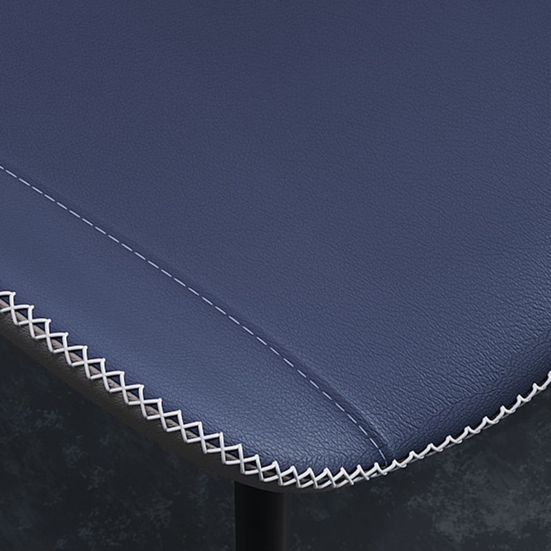 Scandinavian Style Wingback Side Chair Leather Dining Armless Chairs for Kitchen Clearhalo ' kitchen&dining_furn' 'Dining Chairs' 'Dining Tables & Seating' 'dining_chair' 'furn' 'furn_dining_chair' 'Furniture' 'furniture_dining_chair' 'Kitchen & Dining Furniture' 'kitchen' 1200x1200_4bfd3dfa-3d4b-4f29-b8f3-4c6811fa2ad7