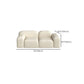 Contemporary Fabric Settee Square Tight Back Arm Sofa Standard Sofa