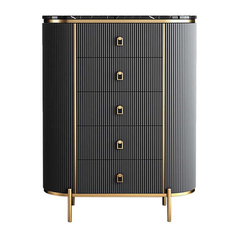 Modern Style Stone Buffet Sideboard 31.5"W Dining Room Buffet Server with Drawer Clearhalo 'buffet_sideboard' 'Buffets & Sideboards' 'Furniture' 'furniture_buffet_sideboard' 'Kitchen & Dining Furniture' 1200x1200_4c0241a6-6427-4a5f-a35f-10b0298bcae0