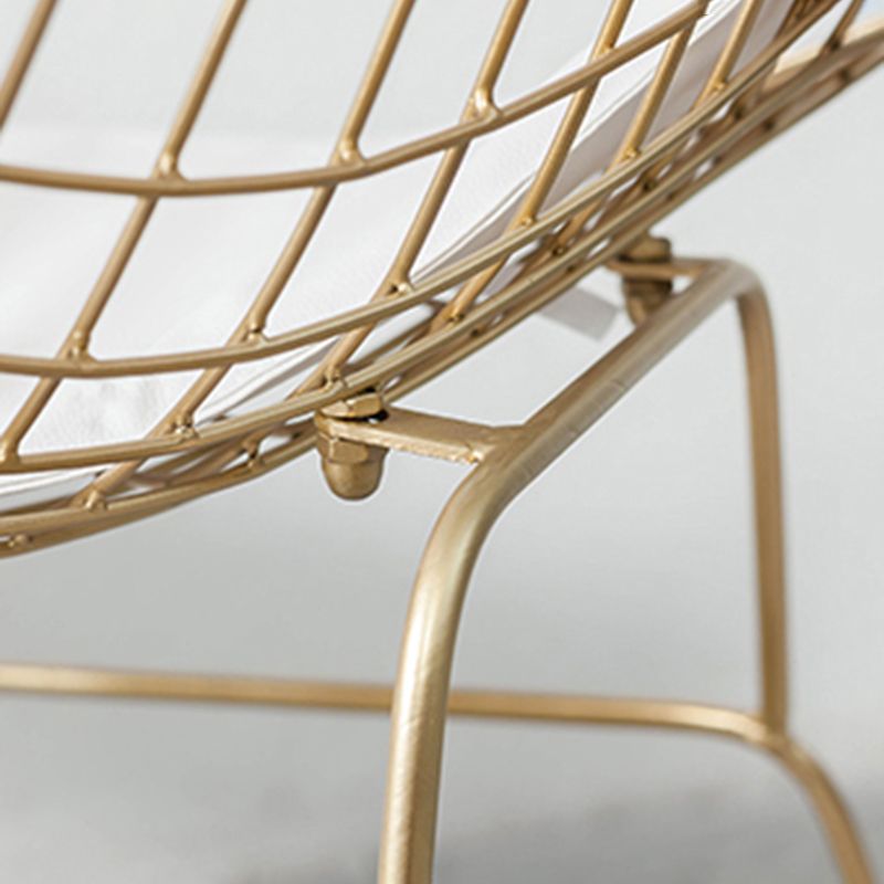 Nordic Style Dining Chair Armless Chairs for Kitchen with Metal Legs Clearhalo ' kitchen&dining_furn' 'Dining Chairs' 'Dining Tables & Seating' 'dining_chair' 'furn' 'furn_dining_chair' 'Furniture' 'furniture_dining_chair' 'Kitchen & Dining Furniture' 'kitchen' 1200x1200_4c05de3e-6208-4a46-9a4f-ae71975cbb37