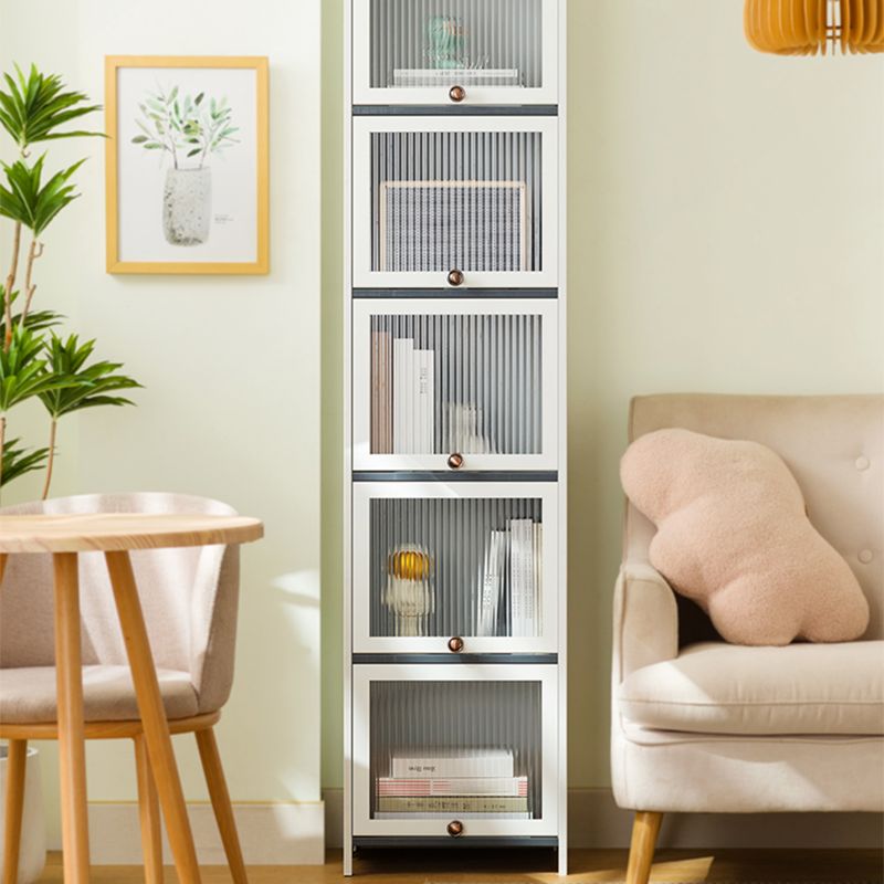 Contemporary White Wood Storage Cabinet Knobs Rectangle Storage Cabinet Clearhalo 'Cabinets & Chests' 'cabinets_chests' 'furn' 'furn_cabinets_chests' 'Furniture' 'Living Room Furniture' 1200x1200_4c06ceac-010e-4d8d-a86b-e11a5042255f