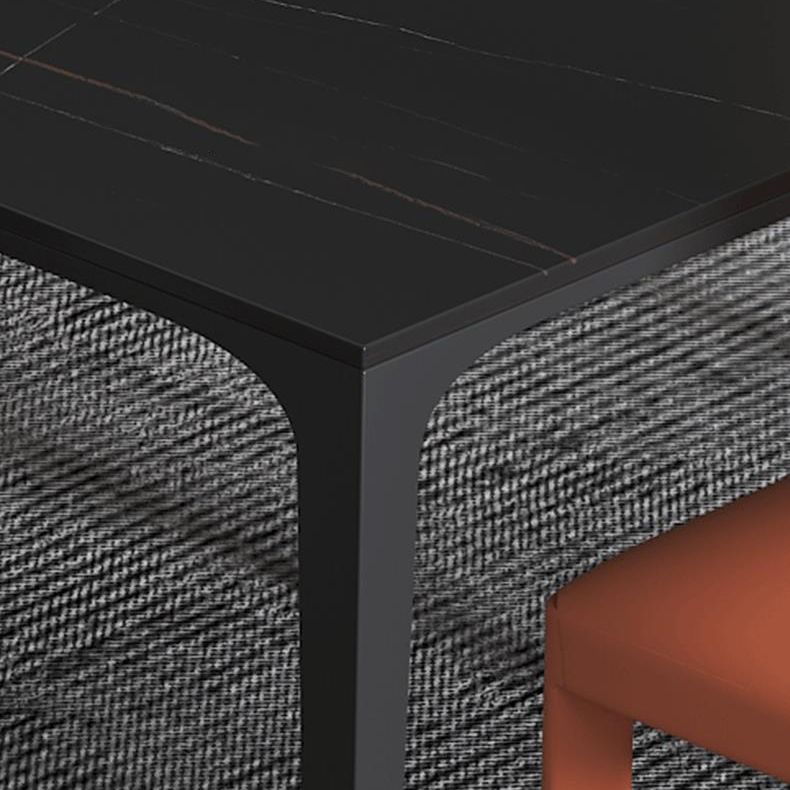 Modern Sintered Stone Dining Table Set 1/2/5/7 Pieces Dining Set for Home Clearhalo 'Dining Room Sets' 'Dining Tables & Seating' 'dining_room_set' 'furn' 'furn_dining_room_set' 'Furniture' 'furniture_dining_room_set' 'Kitchen & Dining Furniture' 1200x1200_4c0b52f0-5c20-4c46-9b70-bf4a0a541e52