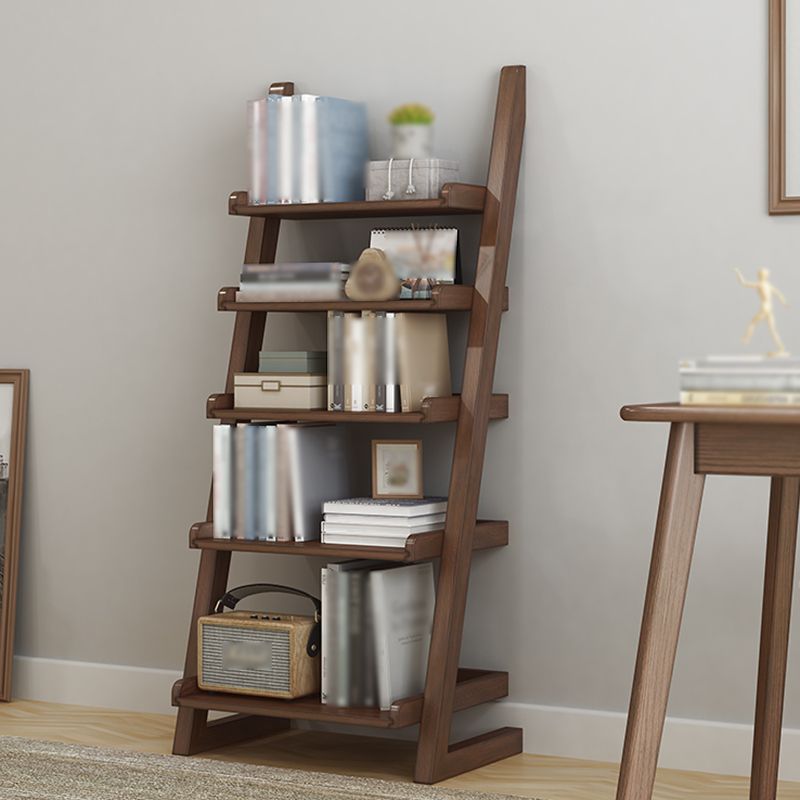 Modern Style Ladder Bookshelf Solid Wood Shelf Bookcase for Home Clearhalo 'Bookcases' 'furn' 'furn_bookcases' 'Furniture' 'furniture_bookcases' 'kitchen' 'kitchen_bookcases' 'Living Room Furniture' 'Office Furniture' 1200x1200_4c0c44f1-60c7-4b8a-9d84-898748b246f5