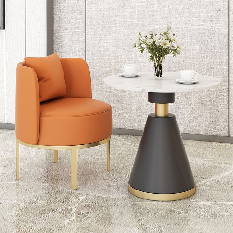 Luxury Sintered Stone Top Dining Table Indoor Round Table with Metal Pedestal Clearhalo 'Dining Tables & Seating' 'Dining Tables' 'dining_table' 'furn' 'furn_dining_table' 'Furniture' 'furniture_dining_table' 'Kitchen & Dining Furniture' 'kitchen' 'kitchen_dining_table' 1200x1200_4c0cb412-4b98-4c8f-a399-54a7a8a6d811