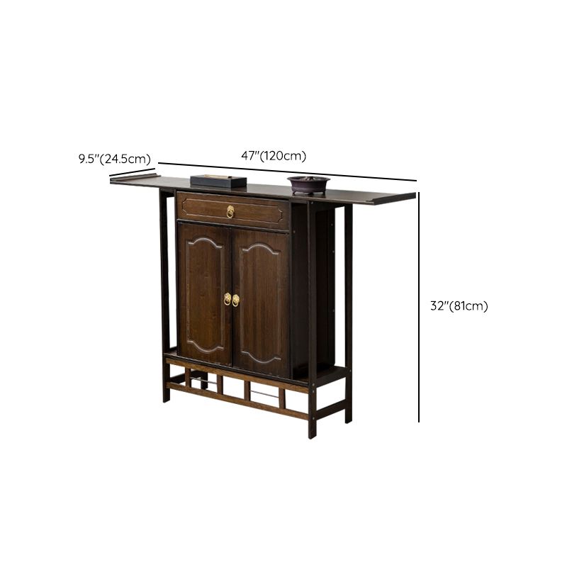 Tabella della console moderna di 31 "H Mid-secolo Tabella del singolo cassetto