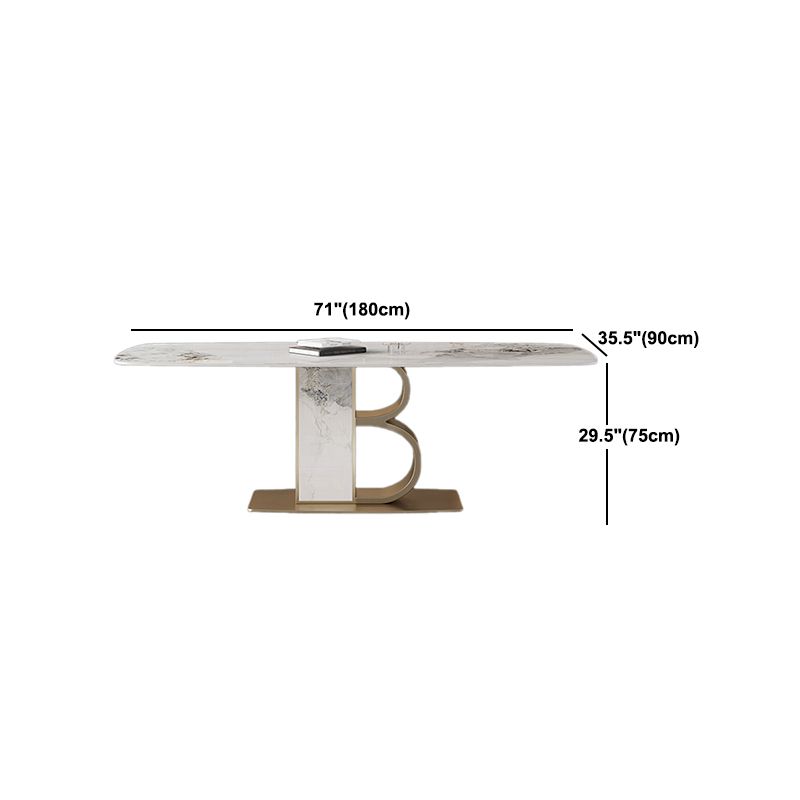 Minimalist Dining Set 1/4/5/6/7 Pcs Sintered Stone Dining Table with Upholstered Chairs Clearhalo 'Dining Room Sets' 'Dining Tables & Seating' 'dining_room_set' 'furn' 'furn_dining_room_set' 'Furniture' 'Kitchen & Dining Furniture' 1200x1200_4c0f184b-f4df-4290-a18f-7ea4091bfc3a