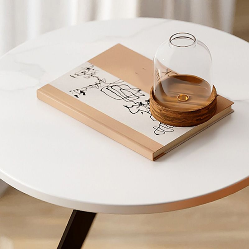 Runder Akzent Seitentisch Metall C Seitentisch Seitenende Snacktisch