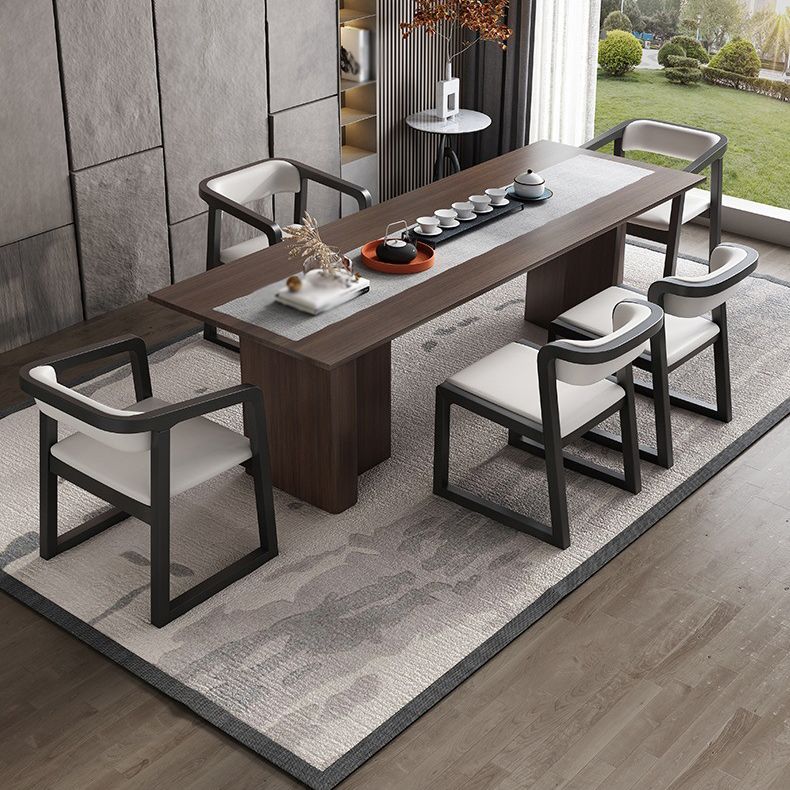 Scandinavian Wood Kitchen Dining Room Chair Open Back Arm Chair Clearhalo ' kitchen&dining_furn' 'Dining Chairs' 'Dining Tables & Seating' 'dining_chair' 'furn' 'furn_dining_chair' 'Furniture' 'furniture_dining_chair' 'Kitchen & Dining Furniture' 'kitchen' 1200x1200_4c12c4d4-be45-4cfc-9a06-86add910fbd2