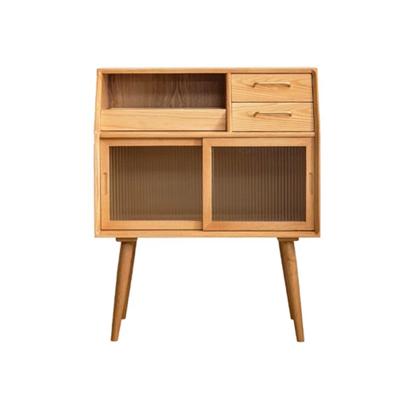 38.58" Tall 2 - Drawer Accent Cabinet, 1-door Wooden Rectangle Cabinet with Shelf Clearhalo 'Cabinets & Chests' 'cabinets_chests' 'furn' 'furn_cabinets_chests' 'Furniture' 'Living Room Furniture' 1200x1200_4c12cdd1-7adb-48f8-ad30-99d607feaa18