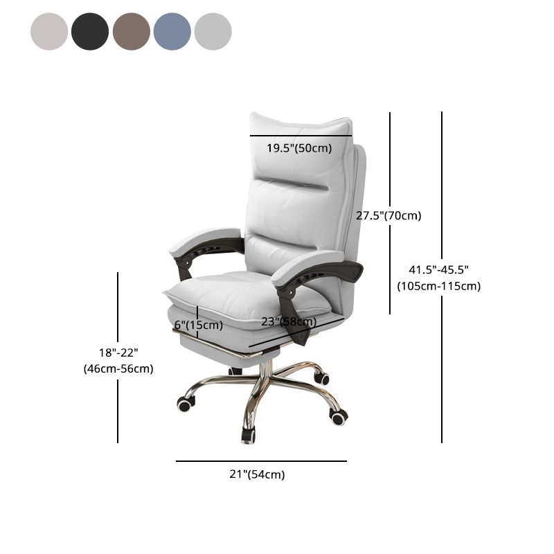 Contemporary Managers Chair High Back Executive Ergonomic Chair Clearhalo 'furn' 'furn_office_chair' 'Furniture' 'Office Chairs' 'Office Furniture' 'office_chair' 1200x1200_4c137f93-b0c6-4615-acc7-ef86f4cfbcde