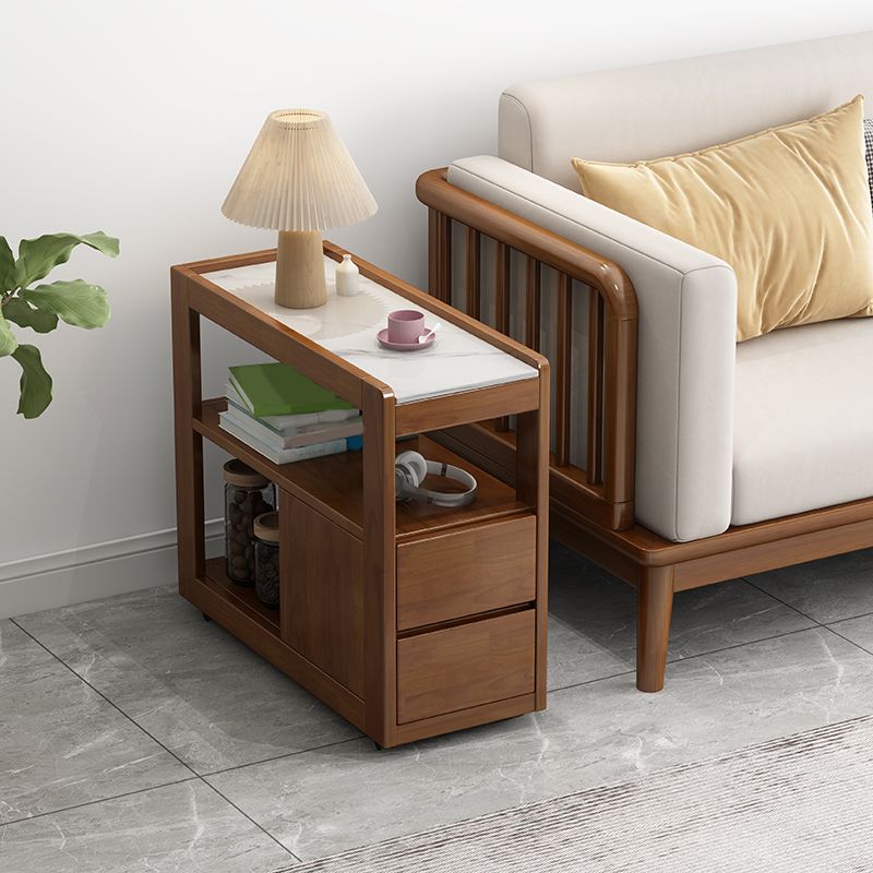 27,6 "W x 11,8" d x 24,4 "tabella di diapositiva H -finangolare tabella rettangolare tavolo angolare