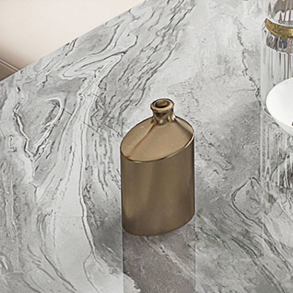 1/4/5/6/7 Pcs Metal Glam Dining Room Set with Rectangle Table Dinette Set Clearhalo 'Dining Room Sets' 'Dining Tables & Seating' 'dining_room_set' 'furn' 'furn_dining_room_set' 'Furniture' 'furniture_dining_room_set' 'Kitchen & Dining Furniture' 'kitchen&dining_furn' 'kitchen' 1200x1200_4c1a3a9a-f9a5-40e2-a645-90f1e64f4f88