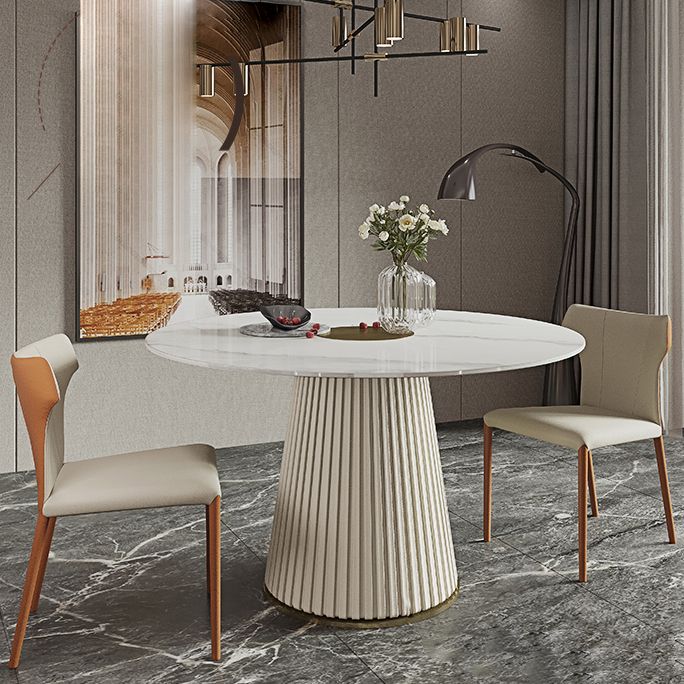 Glam 1/2/3/4/7 Pieces Dining Set Sintered Stone Dining Table Set for Dining Areas Clearhalo 'Dining Room Sets' 'Dining Tables & Seating' 'dining_room_set' 'furn' 'furn_dining_room_set' 'Furniture' 'furniture_dining_room_set' 'Kitchen & Dining Furniture' 1200x1200_4c1b756e-5e54-42c6-8e02-47eaf7920974