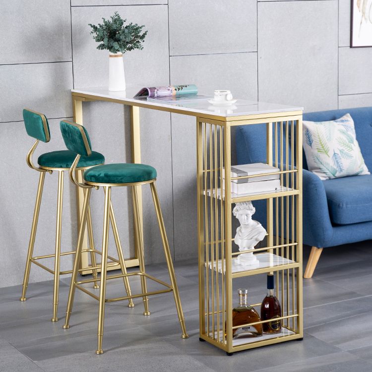 Industrielles Pub-Ess-Set, 1/2/3-teilig, Barhocker und Tisch-Set