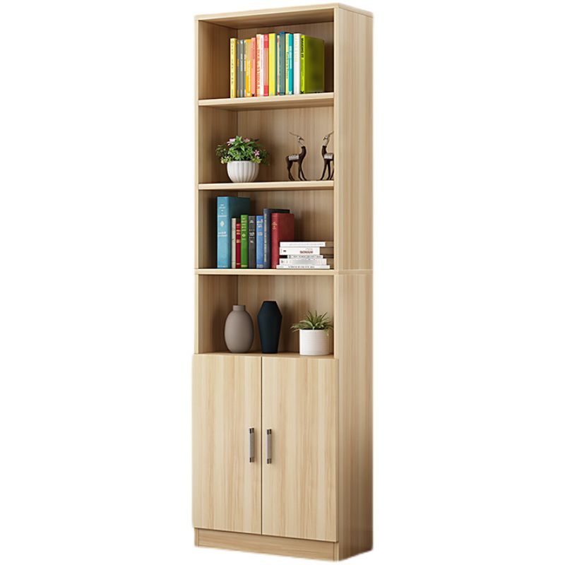 Manufactured Wood Standard Bookshelf Contemporary Closed Back Vertical Bookshelf Clearhalo 'Bookcases' 'Furniture' 'furniture_bookcases' 'Office Furniture' 1200x1200_4c1f7c3f-0cc6-4742-a36d-c12ba554729b