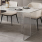 Modern Kitchen Stone Furniture 5 Pcs Standard Height Dining Room Table Set