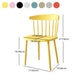 Scandinavian Colorful Windsor Back Side Chair Plastic Dining Armless Chair Clearhalo ' kitchen&dining_furn' 'Dining Chairs' 'Dining Tables & Seating' 'dining_chair' 'furn' 'furn_dining_chair' 'Furniture' 'furniture_dining_chair' 'Kitchen & Dining Furniture' 'kitchen' 1200x1200_4c20dabb-2798-4740-8a23-8d946b816986
