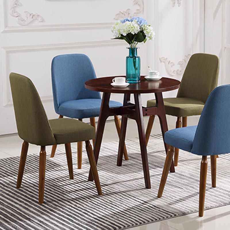 Contemporary Side Chair Solid Wood Base Dining Chair for Dining Room Clearhalo 'Dining Chairs' 'Dining Tables & Seating' 'dining_chair' 'furn' 'furn_dining_chair' 'Furniture' 'Kitchen & Dining Furniture' 1200x1200_4c25a723-dbb7-40b3-abfa-172aedd40652