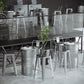 1/3/4 Pieces Industrial Bar Stool and Table Set Silver Iron Bar Set Clearhalo 'Bar Furniture' 'furn' 'furn_home_bar_bar_sets' 'Furniture' 'Home Bars & Bar Sets' 'home_bar_bar_sets' 'Kitchen & Dining Furniture' 1200x1200_4c293137-41d2-42c8-a24d-320fec49fa93