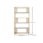 Glam Metal Open Shelf Bookcase Vertical Etagere Shelves Included Bookshelf for Bedroom