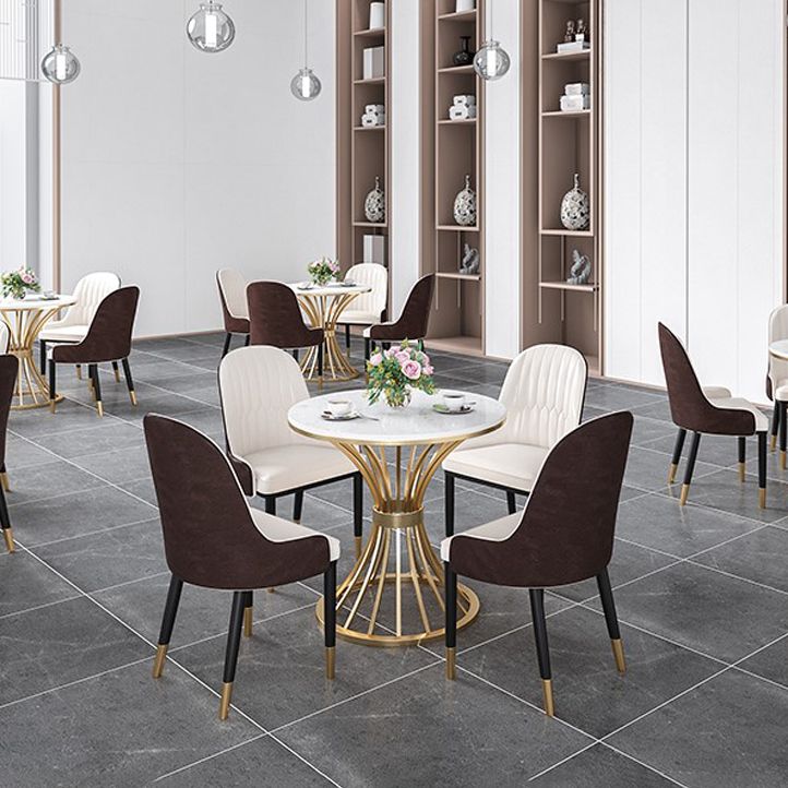 1/2/3/4/5 Pcs Metal Glam Dining Room Set with Round Table Dinette Set Clearhalo 'Dining Room Sets' 'Dining Tables & Seating' 'dining_room_set' 'furn' 'furn_dining_room_set' 'Furniture' 'furniture_dining_room_set' 'Kitchen & Dining Furniture' 'kitchen&dining_furn' 'kitchen' 1200x1200_4c29dc49-d6a4-4ecb-86d6-82f4da1e3164