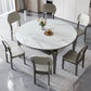 5/7/9/11 Pieces Modern Round Sintered Stone Dining Set for Home Clearhalo 'Dining Room Sets' 'Dining Tables & Seating' 'dining_room_set' 'furn' 'furn_dining_room_set' 'Furniture' 'Kitchen & Dining Furniture' 1200x1200_4c2a6467-cd60-471d-904f-757168668abf