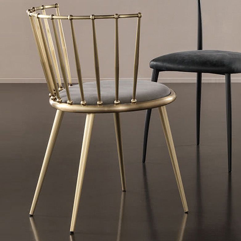 Scandinavian Fabric Dining Chair Windsor Back Side Chair for Home Clearhalo 'Dining Chairs' 'Dining Tables & Seating' 'dining_chair' 'furn' 'furn_dining_chair' 'Furniture' 'furniture_dining_chair' 'Kitchen & Dining Furniture' 1200x1200_4c2b07f8-24c0-4275-9a30-b89926863b19