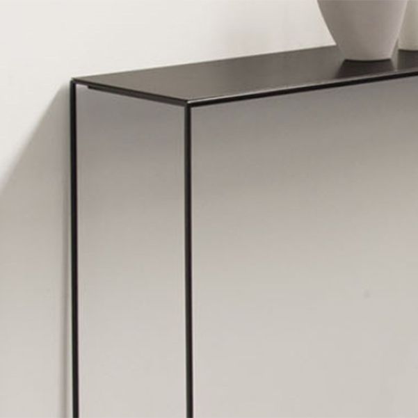 31,5-inch lange moderne consoletafel ijzer accenttafel met 1 plank