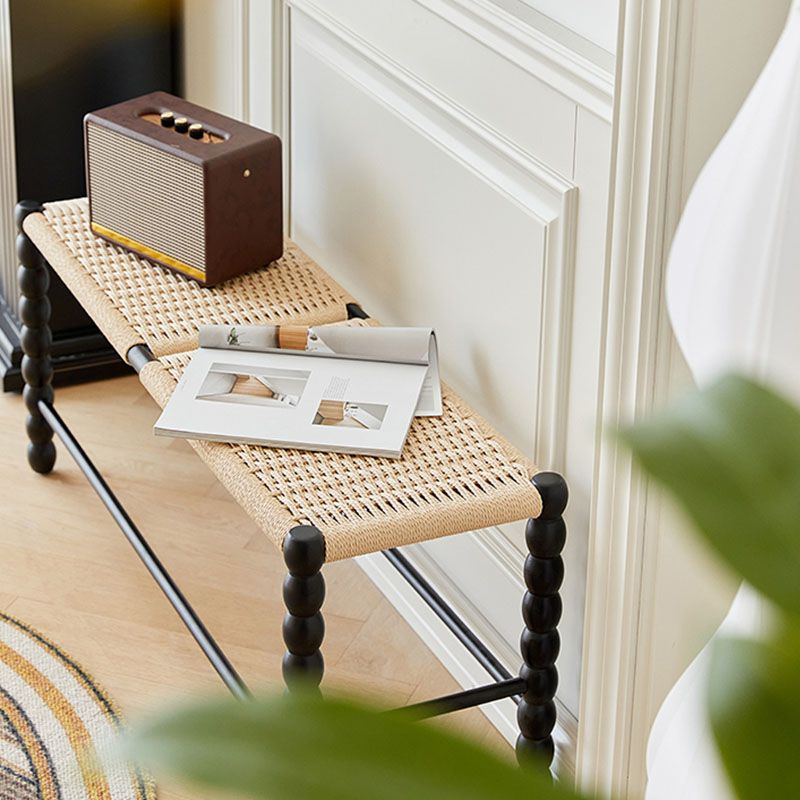 Tropical Backless Seating Bench Solid Wood Rectangle Bench for Bedroom Clearhalo 'Benches' 'Chairs & Seating' 'furn' 'furn_benches' 'Furniture' 'Living Room Furniture' 1200x1200_4c2f9a80-1bfc-4cbf-890e-0c402d1c9cdb