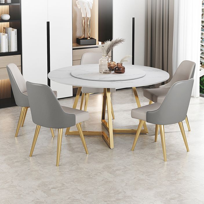 Traditional Luxury Round Double Pedestal Home Furniture Stone Dining Table Clearhalo ' dining_table' 'Dining Tables & Seating' 'Dining Tables' 'furn' 'furn_dining_table' 'Furniture' 'furniture_dining_table' 'Kitchen & Dining Furniture' 'kitchen&dining_furn' 'kitchen' 'kitchen_dining_table' 1200x1200_4c30b369-a26c-4a78-9135-0d1625b191b0