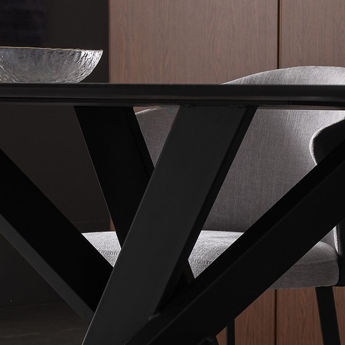 1/2/5/7 Pieces Dining Chairs Set Black Sintered Stone Dining Table Set for Home Clearhalo 'Dining Room Sets' 'Dining Tables & Seating' 'dining_room_set' 'furn' 'furn_dining_room_set' 'Furniture' 'furniture_dining_room_set' 'Kitchen & Dining Furniture' 1200x1200_4c30b7bf-04a9-448c-a1a3-ac7b5e850d4f