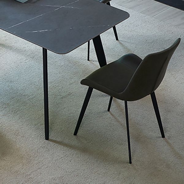 Industrial Metal Kitchen Dining Room Side Chair Solid Back Chair Clearhalo ' kitchen&dining_furn' 'Dining Chairs' 'Dining Tables & Seating' 'dining_chair' 'furn' 'furn_dining_chair' 'Furniture' 'furniture_dining_chair' 'Kitchen & Dining Furniture' 'kitchen' 1200x1200_4c31aa33-f327-4aaf-99db-5d430b71ae1f