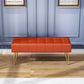Glam Seating Bench 15.75 Inch Wide Cushioned Bench for Bedroom Clearhalo 'Benches' 'Chairs & Seating' 'furn' 'furn_benches' 'Furniture' 'Living Room Furniture' 1200x1200_4c326591-3c49-4f55-8cf2-30b8760a3536