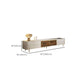 Console TV multimediale con contenitore chiuso Console TV Glam con 4 cassetti