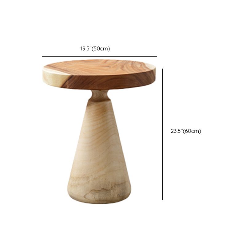 Contemporary Coffee Table Brown Pedestal Coffee Cocktail Table Clearhalo 'Coffee & Accent Tables' 'Coffee Tables' 'coffee_tables' 'furn' 'furn_coffee_tables' 'Furniture' 'Living Room Furniture' 1200x1200_4c33f68b-b0e9-4b46-9401-ccb8d40a3fab