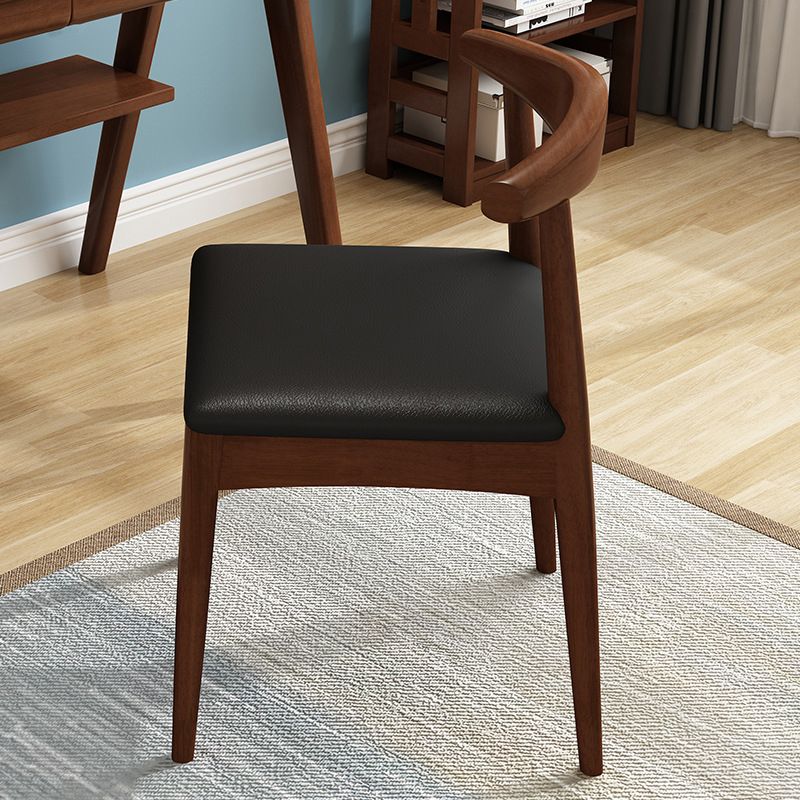 Contemporary Style Rubberwood Chair Set Open Back Side Kitchen Dining Room Chairs Clearhalo ' kitchen&dining_furn' 'Dining Chairs' 'Dining Tables & Seating' 'dining_chair' 'furn' 'furn_dining_chair' 'Furniture' 'furniture_dining_chair' 'Kitchen & Dining Furniture' 'kitchen' 1200x1200_4c37969c-4847-4e1b-aaca-b58072312ce6