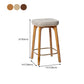 Modern Style Bar-stool PU Leather Counter Bar Stool with Wooden Legs Clearhalo 'Bar Furniture' 'Bar Stools' 'bar_stools' 'furn' 'furn_bar_stools' 'Furniture' 'furniture_bar_stools' 'Kitchen & Dining Furniture' 1200x1200_4c3a8a79-662b-41ec-8e54-59056ec30b8e