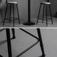 Industrielles 1/2/3-teiliges rundes Bartisch-Set aus Sinterstein-Bistro-Set für den Heimgebrauch