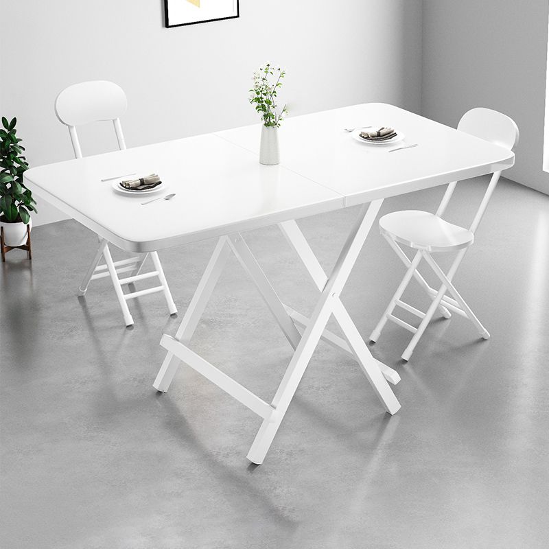 Modern Wooden Dining Room Set with Rectangle Table Space-Saving Design Dining Table Furniture Clearhalo 'Dining Room Sets' 'Dining Tables & Seating' 'dining_room_set' 'furn' 'furn_dining_room_set' 'Furniture' 'furniture_dining_room_set' 'Kitchen & Dining Furniture' 'kitchen&dining_furn' 'kitchen' 1200x1200_4c3e0343-3f6d-452b-af6f-261894938229