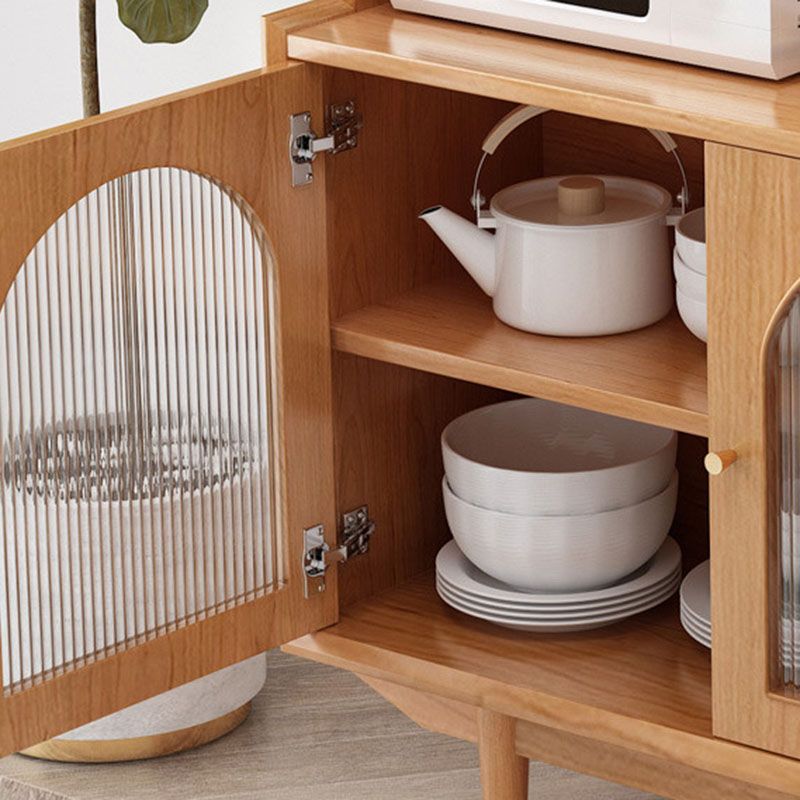 Solid Wood Modern Style Sideboard Door and Chair Sideboard for Kitchen Clearhalo 'buffet_sideboard' 'Buffets & Sideboards' 'furn' 'furn_buffet_sideboard' 'Furniture' 'Kitchen & Dining Furniture' 1200x1200_4c3ed205-0f54-462e-b010-1a89b7fb7d55