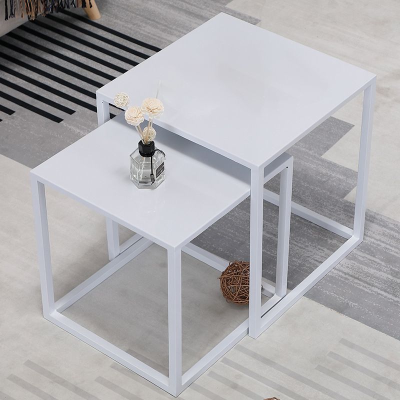 Frame 2 Nesting Coffee Table Mid-Century Metal Square Cocktail Table Clearhalo 'Coffee & Accent Tables' 'Coffee Tables' 'coffee_tables' 'furn' 'furn_coffee_tables' 'Furniture' 'Living Room Furniture' 1200x1200_4c40826c-61e2-4eae-aa86-6c25d2c4de5b