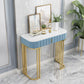 Console in marmo glam Tabella 14 "W Half Moon Console Accent Table per Hall