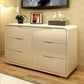 White Storage Chest 16" W Storage Chest Dresser with Drawers for Bedroom